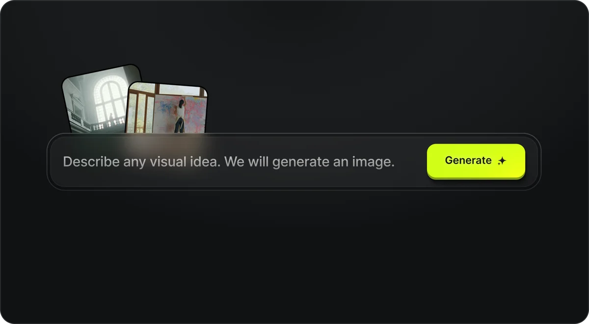 The prompt console with a bright generate button